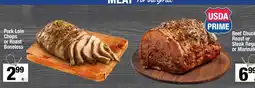 Super King Markets Usda prime beef chuck roast or steak regular or marinated offer