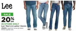 Mills Fleet Farm Lee Men's & Ladies' Denim Jeans offer