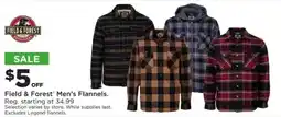 Mills Fleet Farm Field & Forest Men's Flannels offer