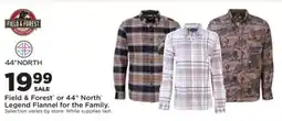 Mills Fleet Farm Field & Forest or 44Β° North Legend Flannel offer