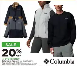 Mills Fleet Farm Columbia Apparel for the Family offer