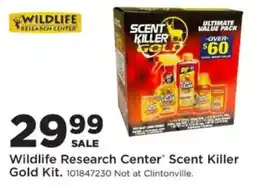 Mills Fleet Farm Wildlife Research Center Scent Killer Gold Kit offer