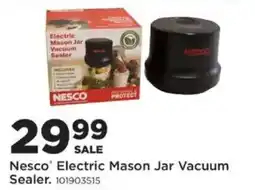 Mills Fleet Farm Nesco electric mason jar vacuum sealer offer