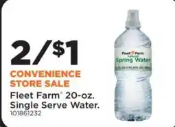 Mills Fleet Farm Fleet Farm single serve water offer