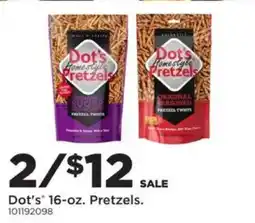Mills Fleet Farm Dot's pretzels offer