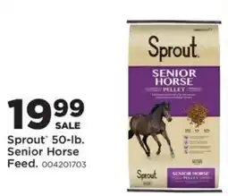 Mills Fleet Farm Sprout senior horse feed offer