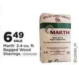 Mills Fleet Farm Marth bagged wood shavings offer