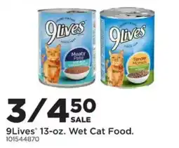 Mills Fleet Farm 9Lives wet cat food offer