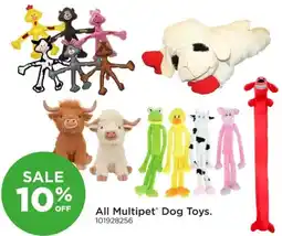 Mills Fleet Farm All Multipet Dog Toys offer