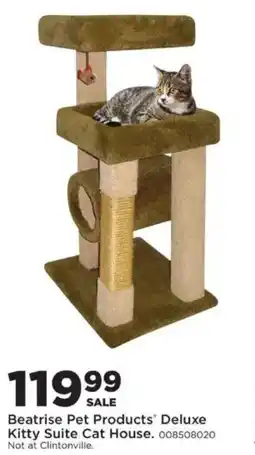 Mills Fleet Farm Beatrise Pet Products Deluxe Kitty Suite Cat House offer