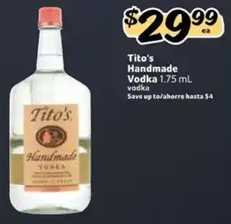 Fresco y Más Tito's Handmade Vodka offer