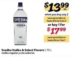 Fresco y Más Svedka Vodka offer