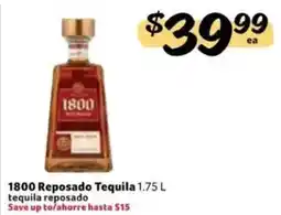 Fresco y Más 1800 reposado tequila offer