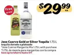 Fresco y Más Jose Cuervo Gold or Silver Tequila offer