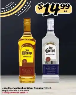 Fresco y Más Jose Cuervo Gold or Silver Tequila offer