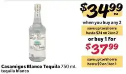 Fresco y Más Casamigos Blanco Tequila offer