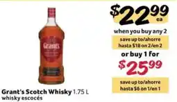 Fresco y Más Grant's Scotch Whisky offer