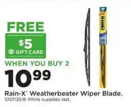 Mills Fleet Farm Rain-X Weatherbeater Wiper Blade offer