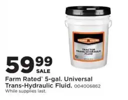 Mills Fleet Farm Farm Rated universal trans-hydraulic fluid offer