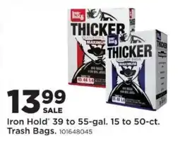Mills Fleet Farm Iron Hold trash bags offer