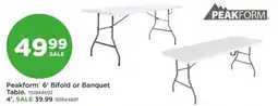 Mills Fleet Farm Peakform 6' Bifold or Banquet Table offer