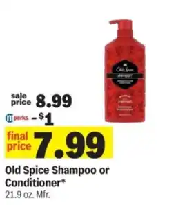 Meijer Old Spice Shampoo or Conditioner offer