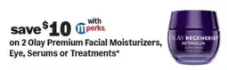 Meijer Olay Premium Facial Moisturizers, Eye, Serums or Treatments offer