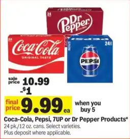 Meijer Coca-Cola, Pepsi, 7UP or Dr Pepper Products offer