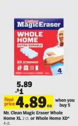 Meijer Mr. Clean Magic Eraser Whole Home offer