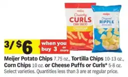 Meijer Meijer potato chips offer