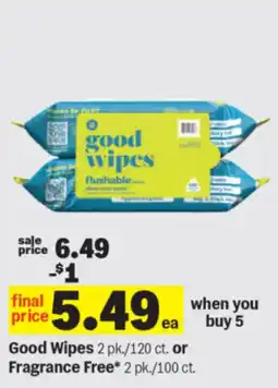 Meijer Good Wipes offer
