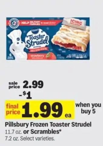 Pillsbury Frozen Toaster Strudel