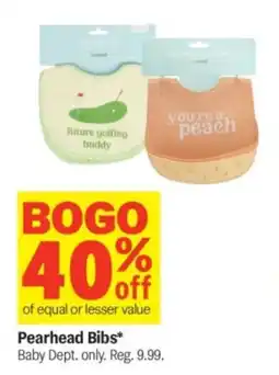 Meijer Pearhead Bibs offer