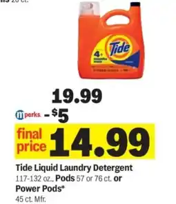 Meijer Tide liquid laundry detergent offer