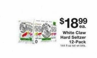 Fairway Store Market White Claw Hard Seltzer 12 - Pack offer