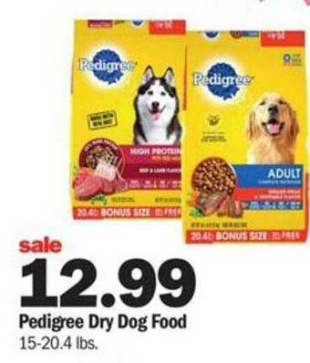 Meijer Pedigree Dry Dog Food offer
