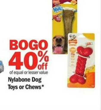 Meijer Nylabone Dog Toys Or Chews* offer