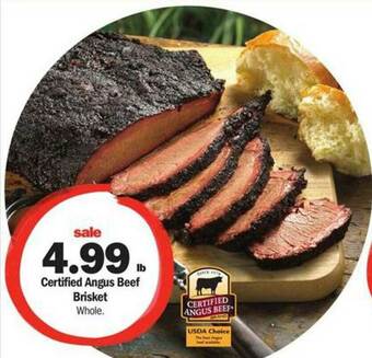 Meijer Certified Angus Beef Brisket offer