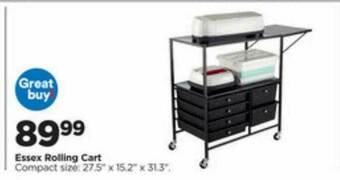 Michaels Essex Rolling Cart offer
