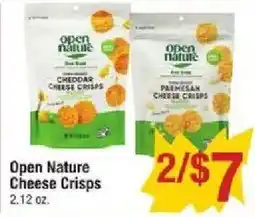 Star Market Open Nature Cheese Crisps offer