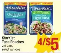 Star Market StarKist Tuna Pouches offer