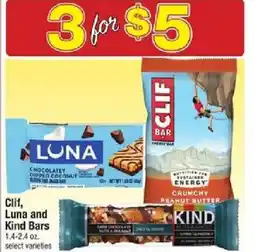 Star Market Clif, Luna and Kind Bars offer