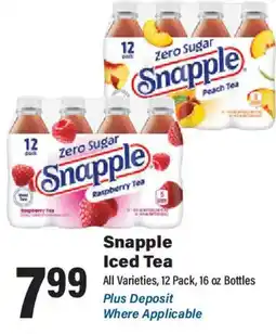 Big Y Snapple Iced Tea offer