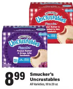 Big Y Smucker's Uncrustables offer