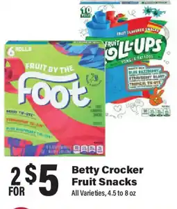 Big Y Betty Crocker Fruit Snacks offer