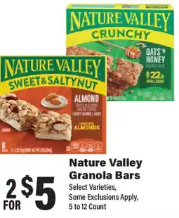 Big Y Nature Valley Granola Bars offer