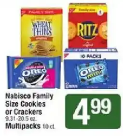 Star Market Nabisco Family Size Cookies or Crackers offer