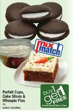 Star Market Parfait Cups, Cake Slices & Whoopie Pies offer