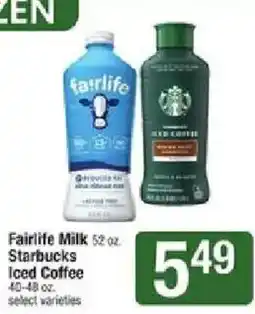 Star Market Fairlife Milk Starbucks Iced Coffee offer