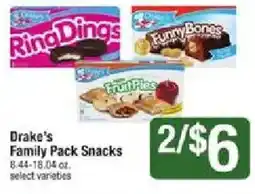Star Market Drake's Family Pack Snacks offer